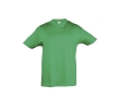 Children's cotton t-shirt, 150 g/m2, SOL'S Regent Kids colour green