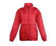 Weatherproof children's jacket with logo, 210 g/m2, SOL'S Surf colour red