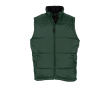 Padded polyamide gilet with two pockets, 210T, SOL'S Warm colour bottle green