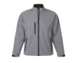 Softshell jacket, polyester, 340 g/m2, SOL'S Relax colour marbled grey