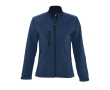 Waterproof softshell jacket for women, 340 g/m2, SOL'S Roxy colour ultramarine blue