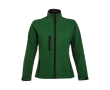 Waterproof softshell jacket for women, 340 g/m2, SOL'S Roxy colour dark green