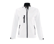 Waterproof softshell jacket for women, 340 g/m2, SOL'S Roxy colour white
