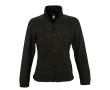 Fleece jacket for women, polyester, 300 g/m2, SOL'S North colour black