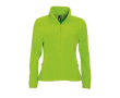 Fleece jacket for women, polyester, 300 g/m2, SOL'S North colour lime
