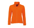 Fleece jacket for women, polyester, 300 g/m2, SOL'S North colour orange