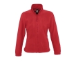 Fleece jacket for women, polyester, 300 g/m2, SOL'S North colour red