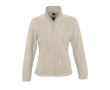 Fleece jacket for women, polyester, 300 g/m2, SOL'S North colour beige