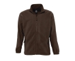 Polyester fleece jacket, 300 g/m2, SOL'S North colour dark brown