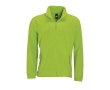 Polyester fleece jacket, 300 g/m2, SOL'S North colour lime