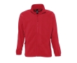 Polyester fleece jacket, 300 g/m2, SOL'S North colour red