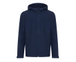 Branded men’s softshell jacket, casual fit, 300 g/m² colour navy-blue