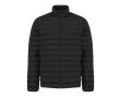 Men’s recycled polyester padded jacket, casual fit, 70 g/m2 colour black