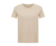 Women's slim-fit T-shirt in recycled cotton, 160 g/m² colour light brown
