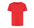 Women's slim-fit T-shirt in recycled cotton, 160 g/m² colour red