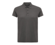 Women's casual-fit recycled cotton piqué polo, 220 g/m² colour matt silver