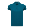 Women's casual-fit recycled cotton piqué polo, 220 g/m² colour blue gray