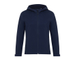 Women's casual-fit softshell jacket, 300 g/m² colour navy-blue