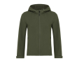 Women's casual-fit softshell jacket, 300 g/m² colour khaki