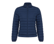 Women’s recycled polyester padded jacket, casual fit, 70 g/m2 colour navy-blue