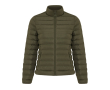 Women’s recycled polyester padded jacket, casual fit, 70 g/m2 colour khaki