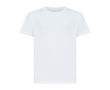Kids’ T-shirt in recycled cotton, casual fit, 160 g/m² colour white