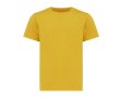 Kids’ T-shirt in recycled cotton, casual fit, 160 g/m² colour dark yellow