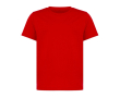 Kids’ T-shirt in recycled cotton, casual fit, 160 g/m² colour red