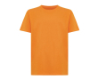 Kids’ T-shirt in recycled cotton, casual fit, 160 g/m² colour orange