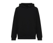 Kids’ recycled cotton hoodie sweatshirt, 280 g/m² colour black