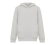 Kids’ recycled cotton hoodie sweatshirt, 280 g/m² colour light grey