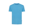 Recycled and organic branded cotton T-shirt, 180 g/m² colour light blue