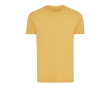 Recycled and organic branded cotton T-shirt, 180 g/m² colour dark yellow