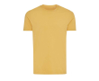 Recycled and organic branded cotton T-shirt, 180 g/m² colour yellow