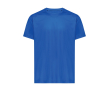 Casual-fit technical T-shirt in recycled polyester, 150 g/m² colour royal blue