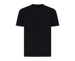 Unisex slim-fit T-shirt in recycled cotton, 160 g/m² colour black