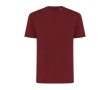 Unisex slim-fit T-shirt in recycled cotton, 160 g/m² colour burgundy