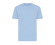 Unisex slim-fit T-shirt in recycled cotton, 160 g/m² colour cyan blue