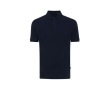 Regular-fit piqué polo in eco cotton, 220 g/m² colour navy-blue