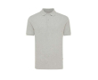 Regular-fit piqué polo in eco cotton, 220 g/m² colour grey