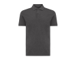Regular-fit piqué polo in eco cotton, 220 g/m² colour taupe grey