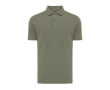 Regular-fit piqué polo in eco cotton, 220 g/m² colour military green