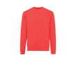 Crew neck sweatshirt in eco cotton, 340 g/m² colour desatured red