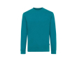 Crew neck sweatshirt in eco cotton, 340 g/m² colour turquoise