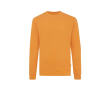 Crew neck sweatshirt in eco cotton, 340 g/m² colour orange