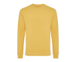 Crew neck sweatshirt in eco cotton, 340 g/m² colour yellow