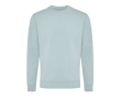 Crew neck sweatshirt in eco cotton, 340 g/m² colour pastel green