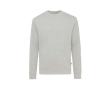 Speckled eco cotton sweatshirts for promotions, 340 g/m² colour heather light grey