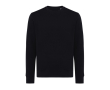 Unisex slim-fit sweatshirt in recycled cotton, 280 g/m² colour black