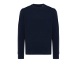 Unisex slim-fit sweatshirt in recycled cotton, 280 g/m² colour navy-blue